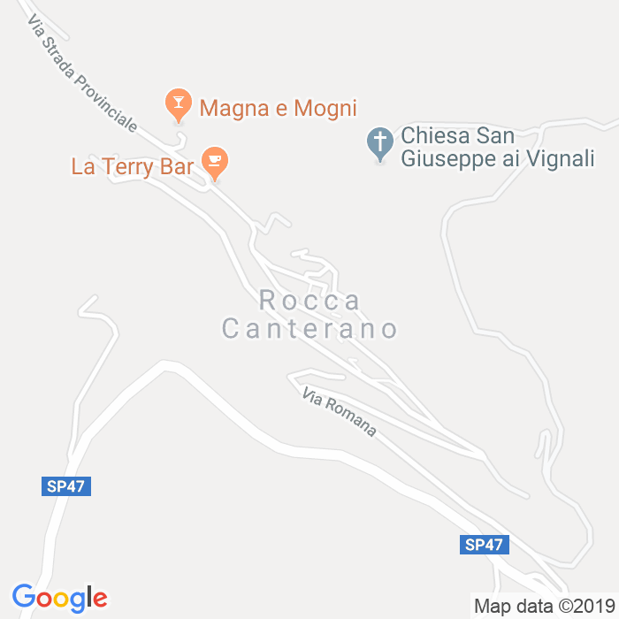 CAP di Rocca Canterano in Roma