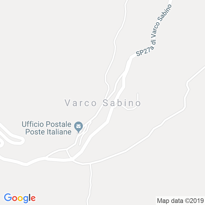 CAP di Varco Sabino in Rieti