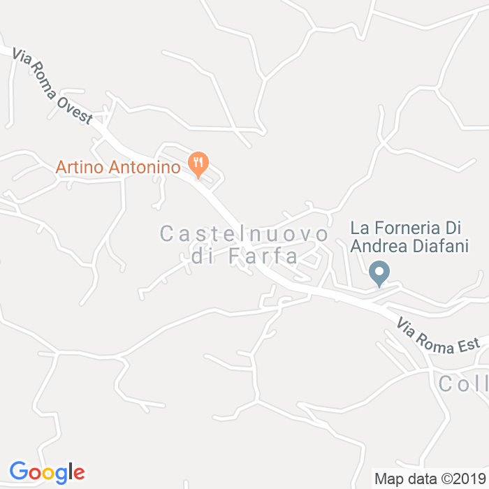 CAP di Castelnuovo Di Farfa in Rieti
