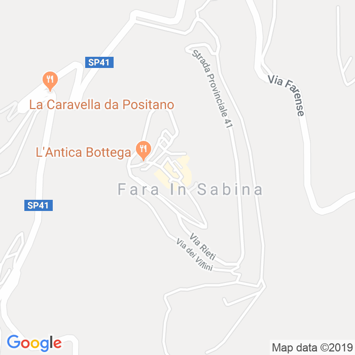 CAP di Fara In Sabina in Rieti