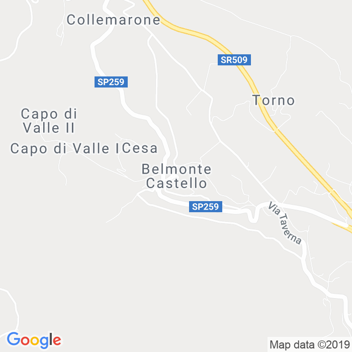 CAP di Belmonte Castello in Frosinone