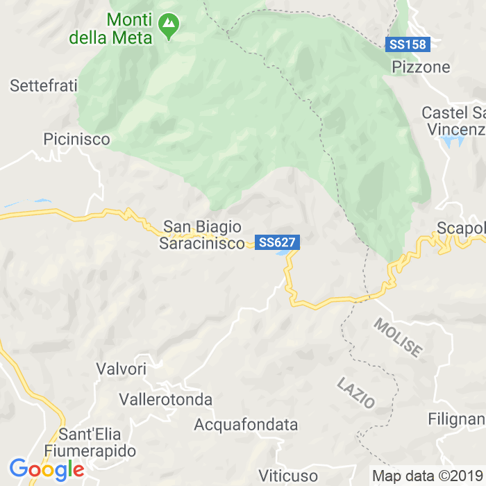 CAP di San Biagio Saracinisco in Frosinone