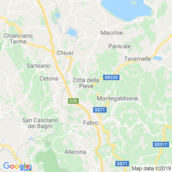 CAP di Citta'Della Pieve in Perugia