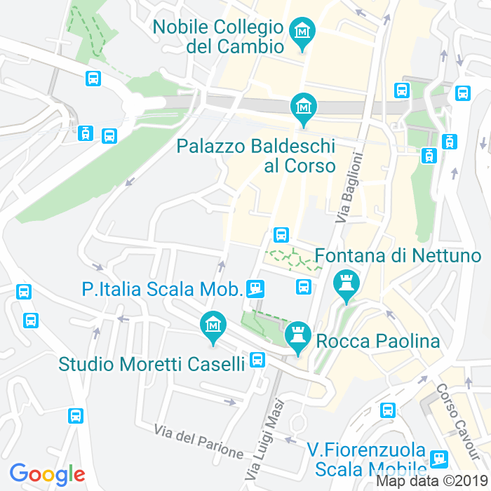 CAP di Via Mario Grecchi a Perugia