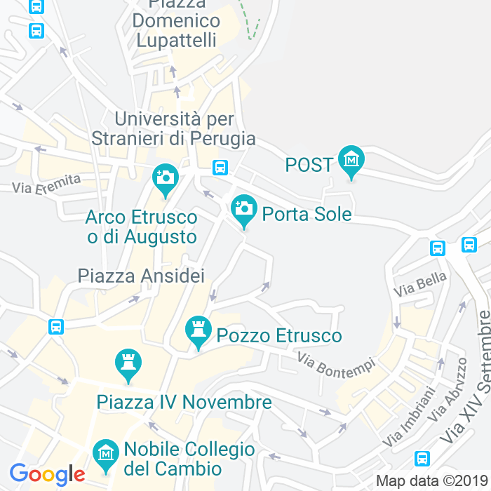 CAP di Piazza Rossi Scotti a Perugia