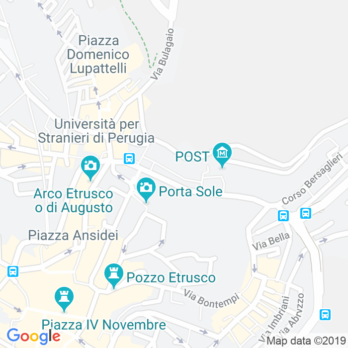 CAP di Via Del Melo a Perugia