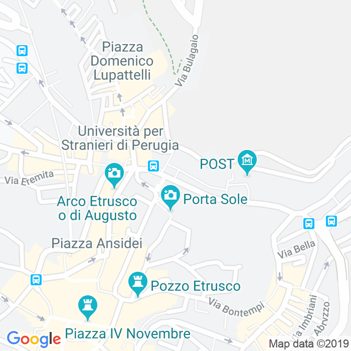 CAP di Via Dello Sturione a Perugia