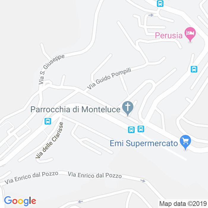 CAP di Via Enrico Cialdini a Perugia