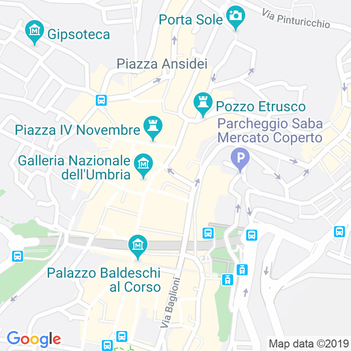 CAP di Via Guglielmo Calderini a Perugia