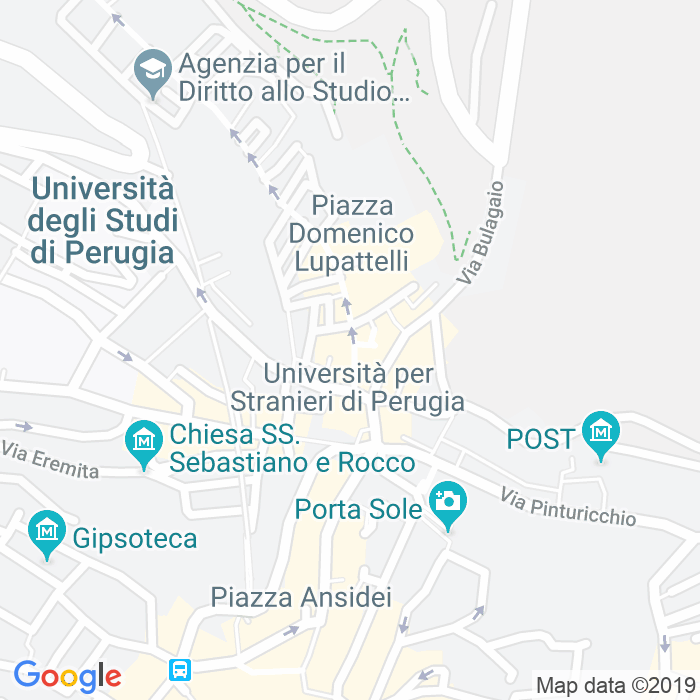 CAP di Corso Giuseppe Garibaldi a Perugia