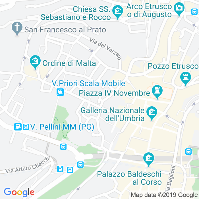 CAP di Piazza Baldassarre Ferri a Perugia