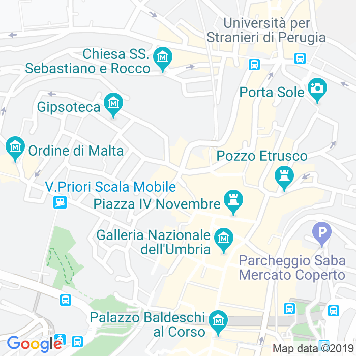 CAP di Piazza Cavallotti a Perugia