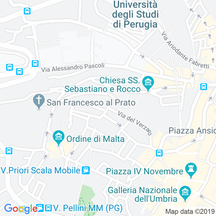 CAP di Piazza Giuseppe Ermini a Perugia