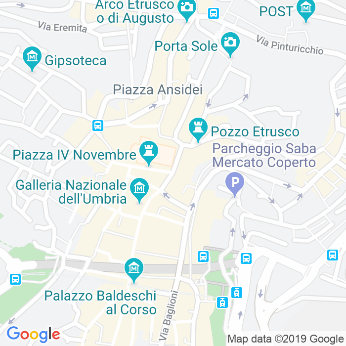 CAP di Piazza Quattro Novembre a Perugia