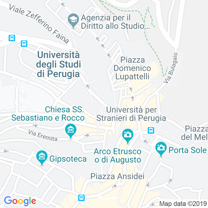 CAP di Via Ariodante Fabretti a Perugia