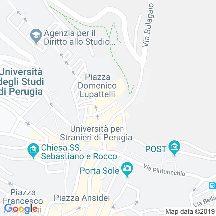 CAP di Via Dei Pellari a Perugia