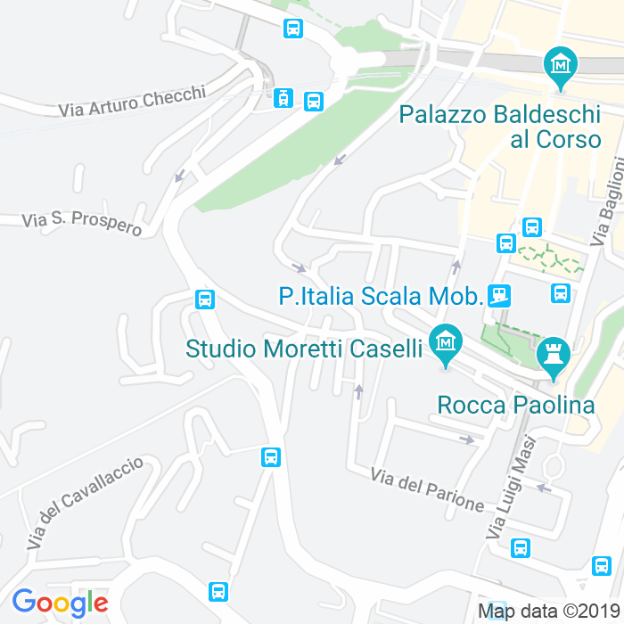 CAP di Via Del Paradiso a Perugia