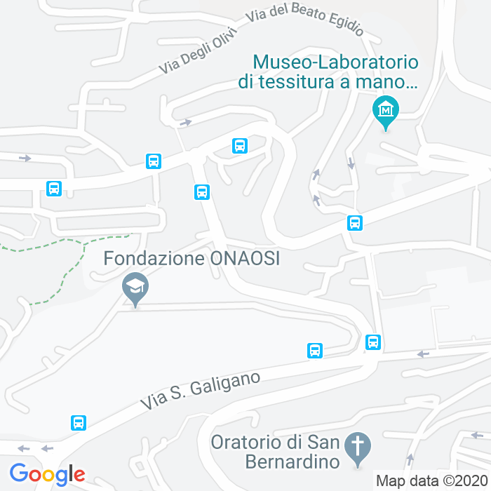 CAP di Via Del Pioppo a Perugia