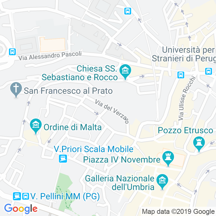 CAP di Via Del Verzaro a Perugia
