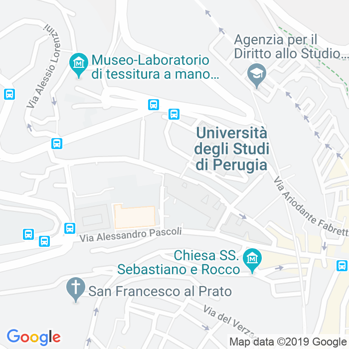 CAP di Via Elce Di Sotto a Perugia
