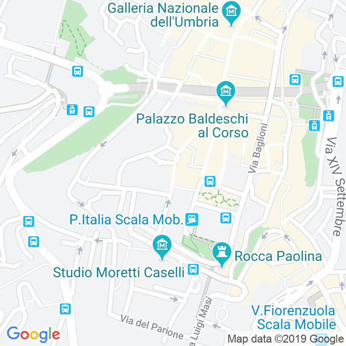 CAP di Via Luigi Bonazzi a Perugia