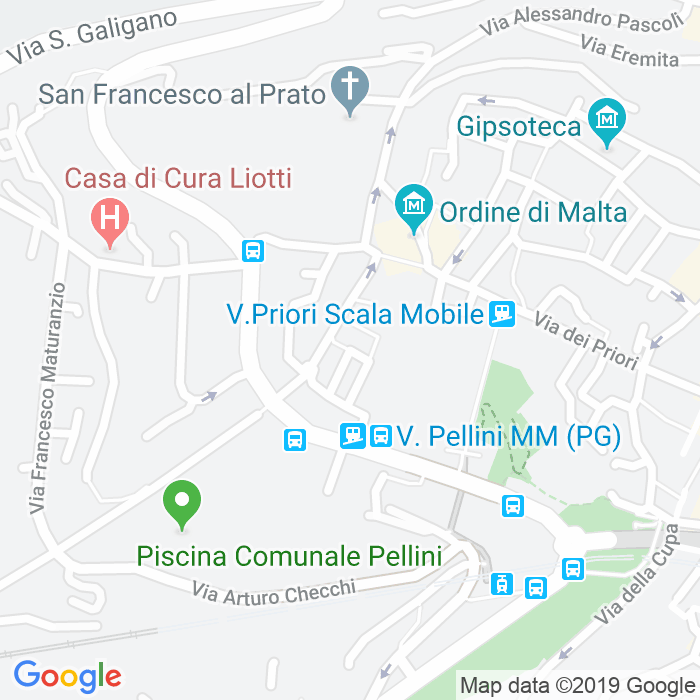 CAP di Via Nebbiosa a Perugia