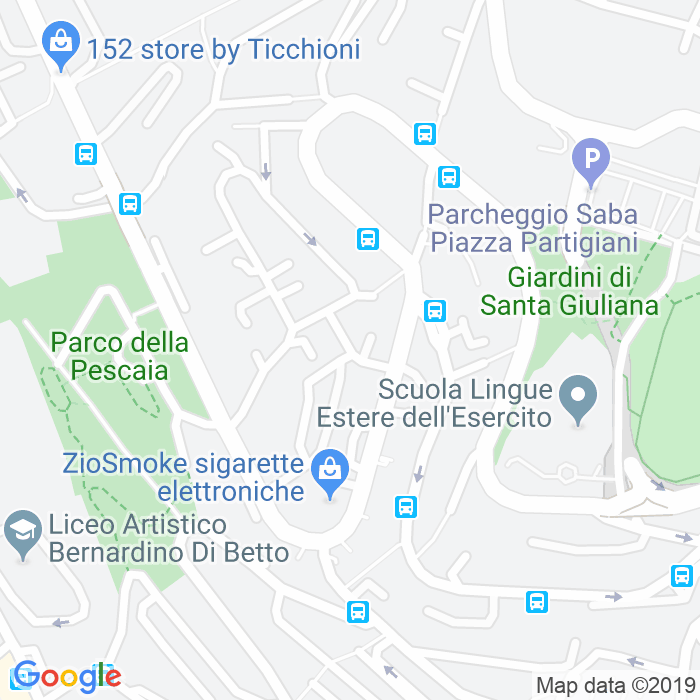 CAP di Via Adamo Rossi a Perugia