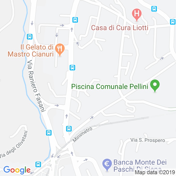 CAP di Via Felice Ciatti a Perugia
