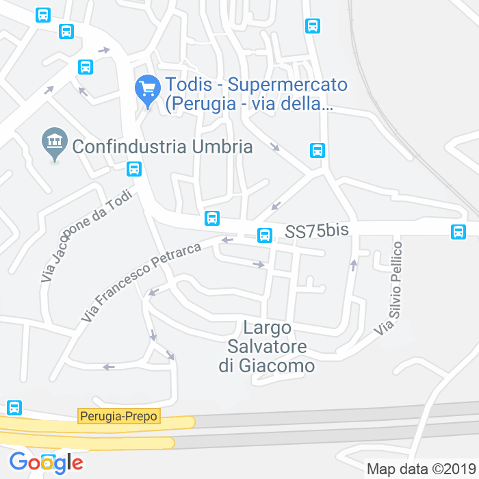 CAP di Piazza Gabriele D'Annunzio a Perugia