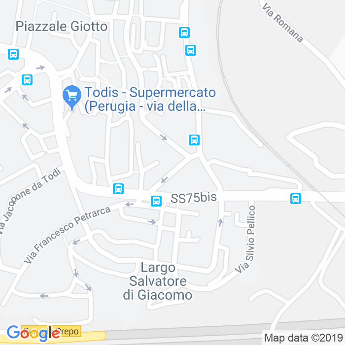 CAP di Via Galileo Galilei a Perugia
