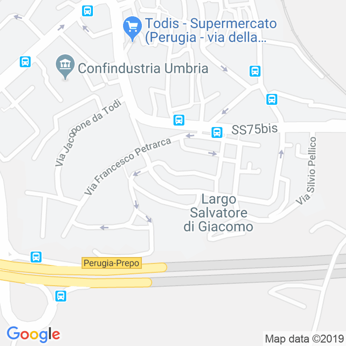 CAP di Via Sergio Corazzini a Perugia