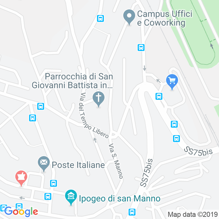 CAP di Via Fratelli Bandiera a Perugia
