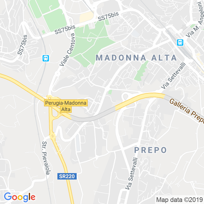 CAP di Via Della Madonna Alta a Perugia