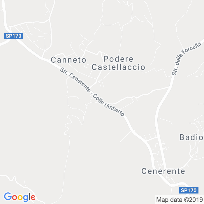 CAP di Strada Cenerente Colle Umberto a Perugia