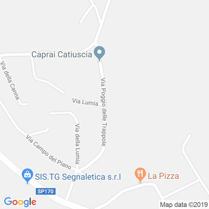 CAP di Via Poggio Delle Trappole a Perugia