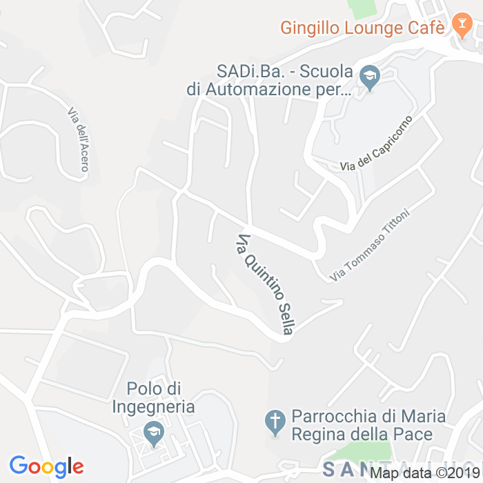 CAP di Via Quintino Sella a Perugia