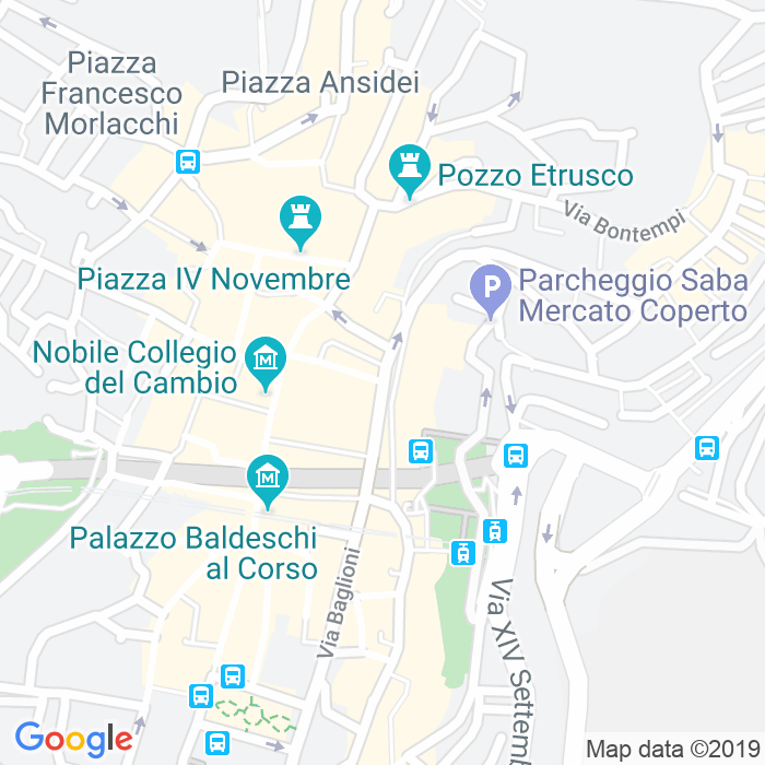 CAP di Piazza Giacomo Leopardi a Perugia