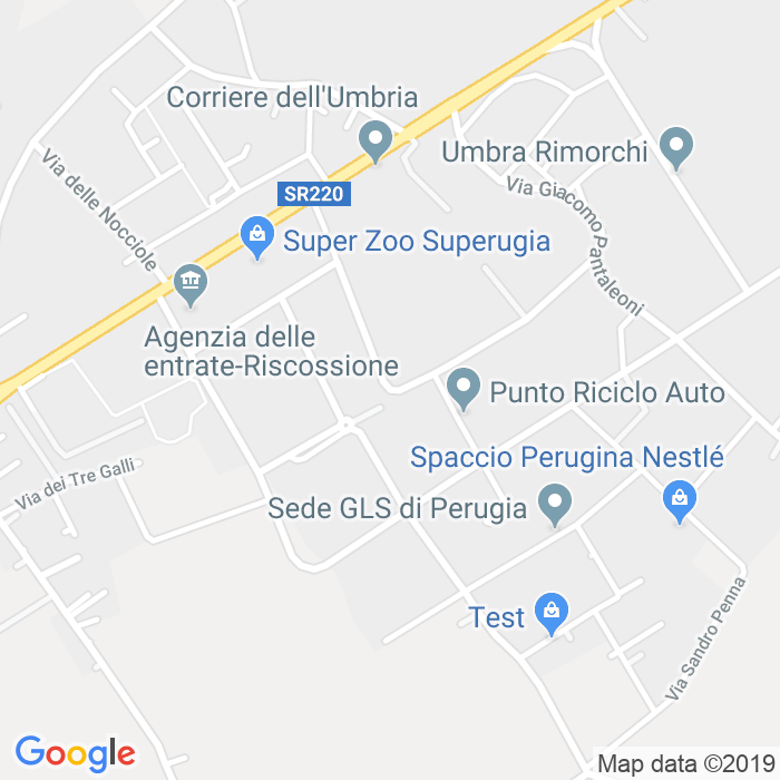 CAP di Strada Delle Fratte a Perugia