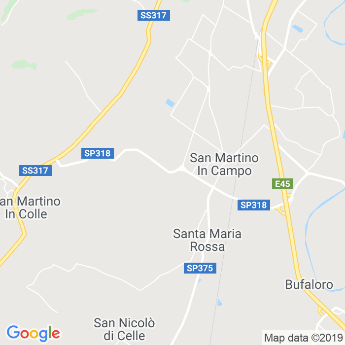 CAP di Strada Provinciale San Martino In Colle San Martino In Campo a Perugia