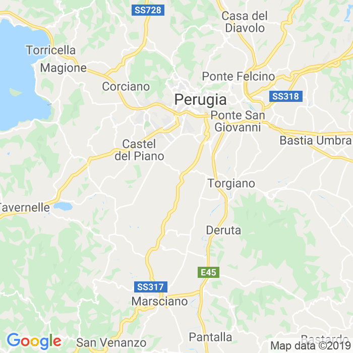 CAP di Via Case Sparse a Perugia
