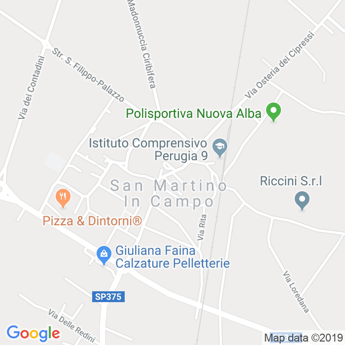 CAP di Via Deruta a Perugia