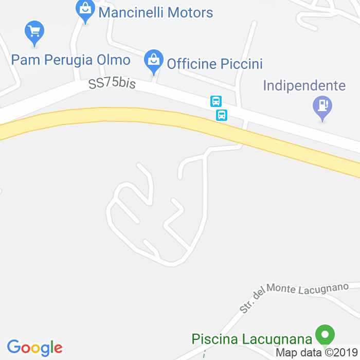 CAP di Via Francesco Alunni Pierucci a Perugia