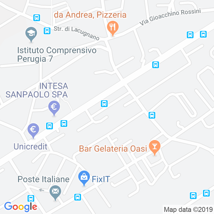 CAP di Via Umberto Giordano a Perugia