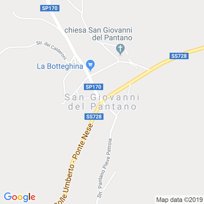 CAP di Frazione San Giovanni Del Pantano a Perugia