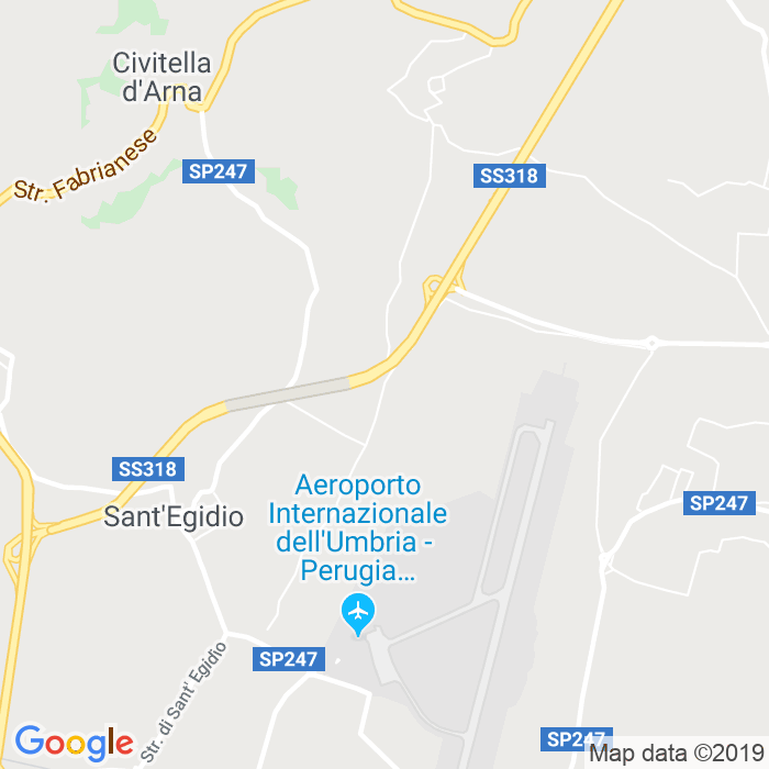 CAP di Strada Aeroporto Sant'Egidio Ripa a Perugia