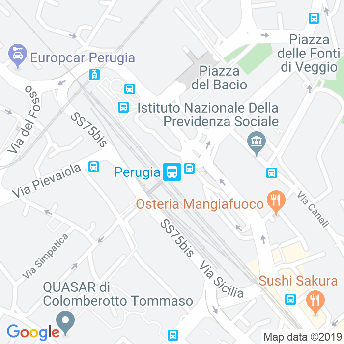 CAP di Strada Comunale Stazione a Perugia