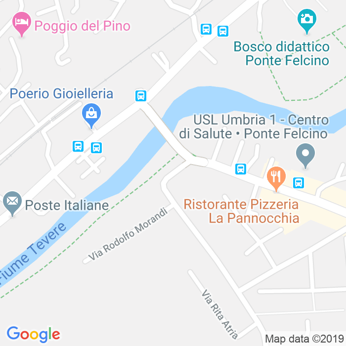 CAP di Via Del Pescatore a Perugia