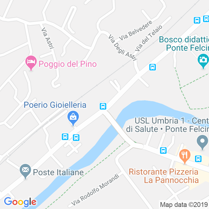 CAP di Via Eusebio Paoletti a Perugia