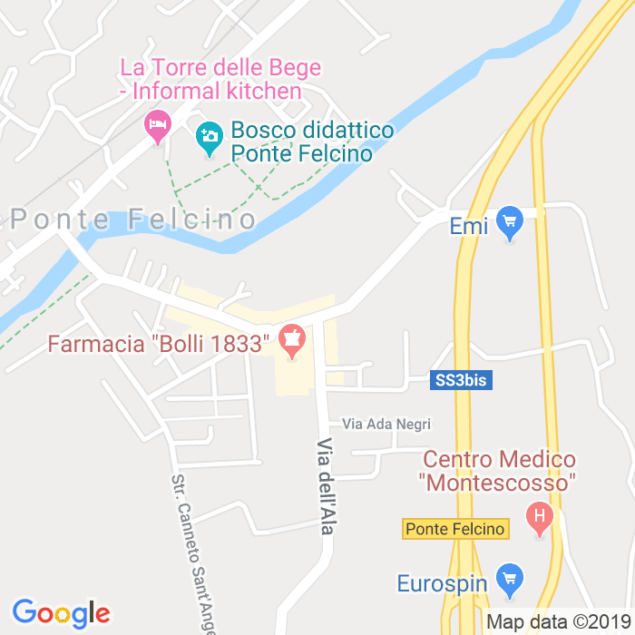 CAP di Via Leonida Mastrodicasa a Perugia