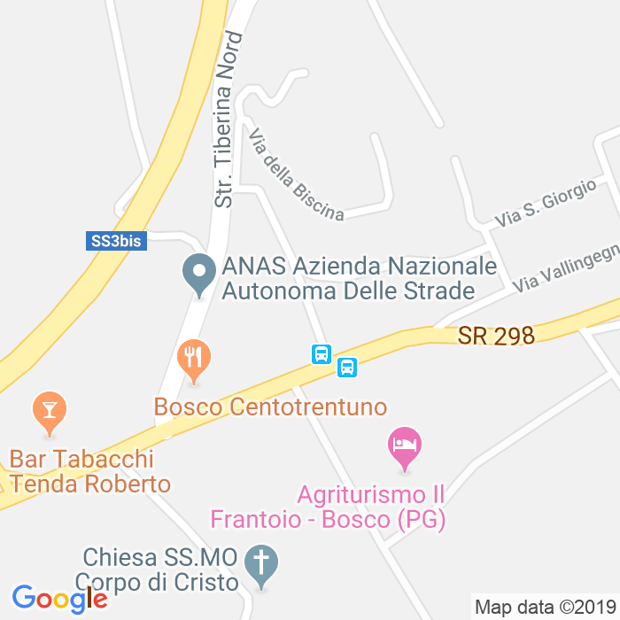 CAP di Via Luigi Manganelli a Perugia